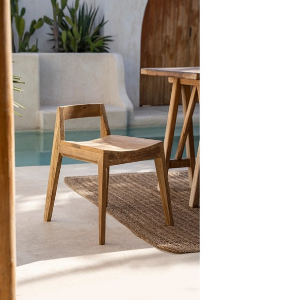 The Ydra Dining Chair - Natural - Outdoor